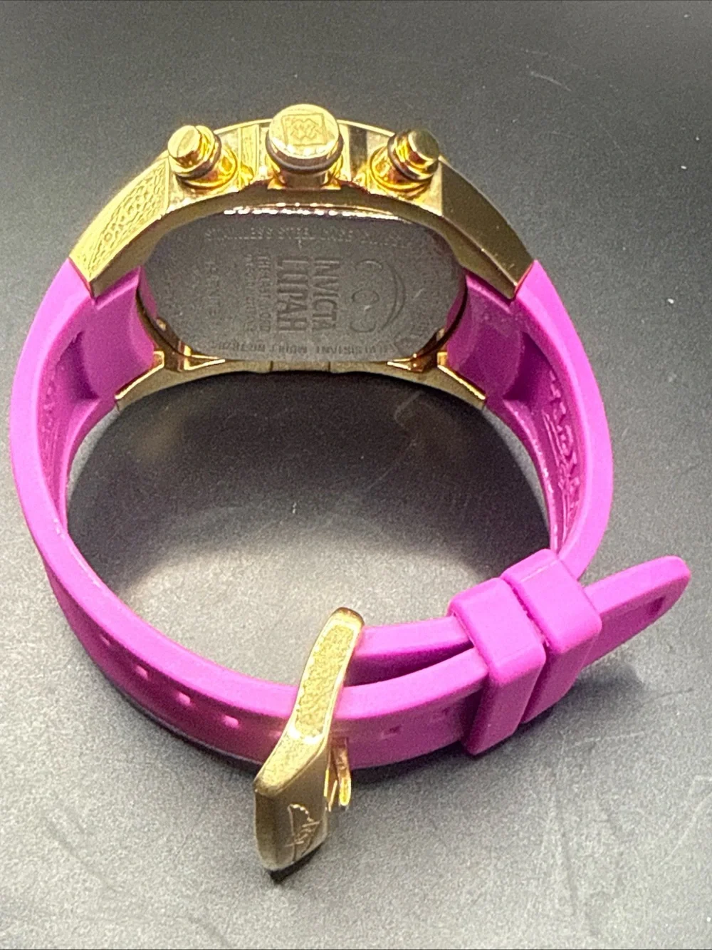 Invicta Lupah Special Edition Men's 47mm Purple Quartz Watch 18784 New Battery